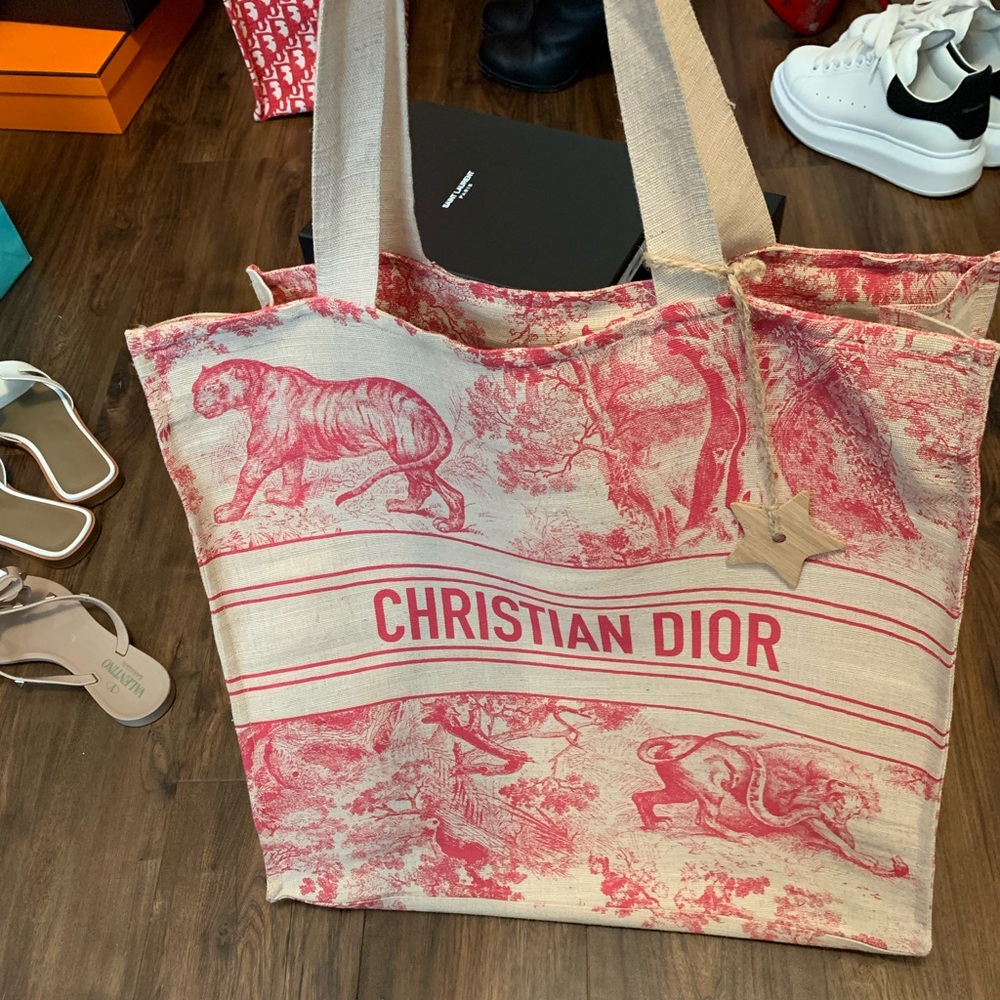 DIOR Riviera reusable shopping tote